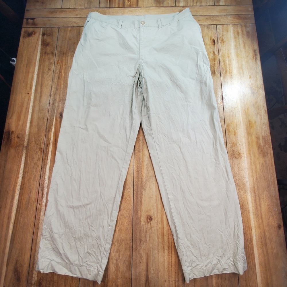 Patagonia All Wear Pants Mens 38x32 Tan Organic Cotton Straight Leg Chino 55332 - Picture 2 of 7